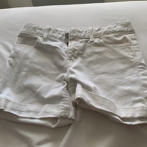 Gap White Jean Shorts